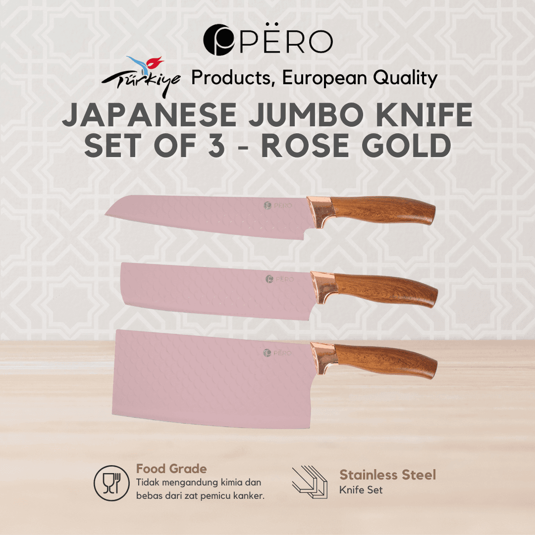 Pero Knife Japanese Jumbo Set of 3