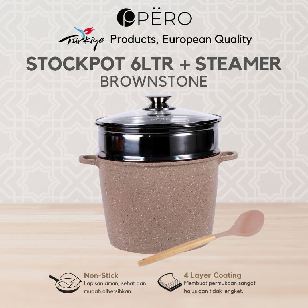 24cm Stock Pot With Steamer 2