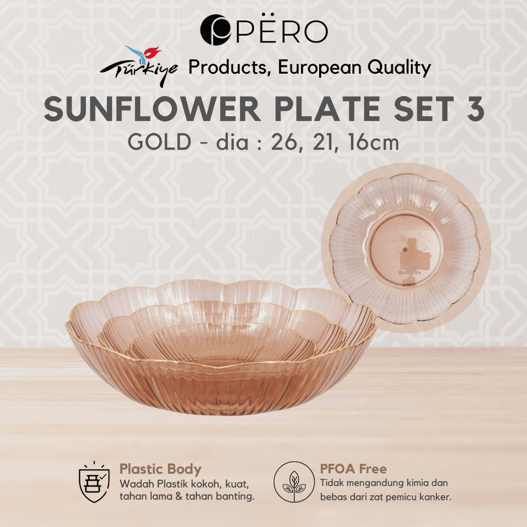 Sunflower Plate Set (26x6.8) 2