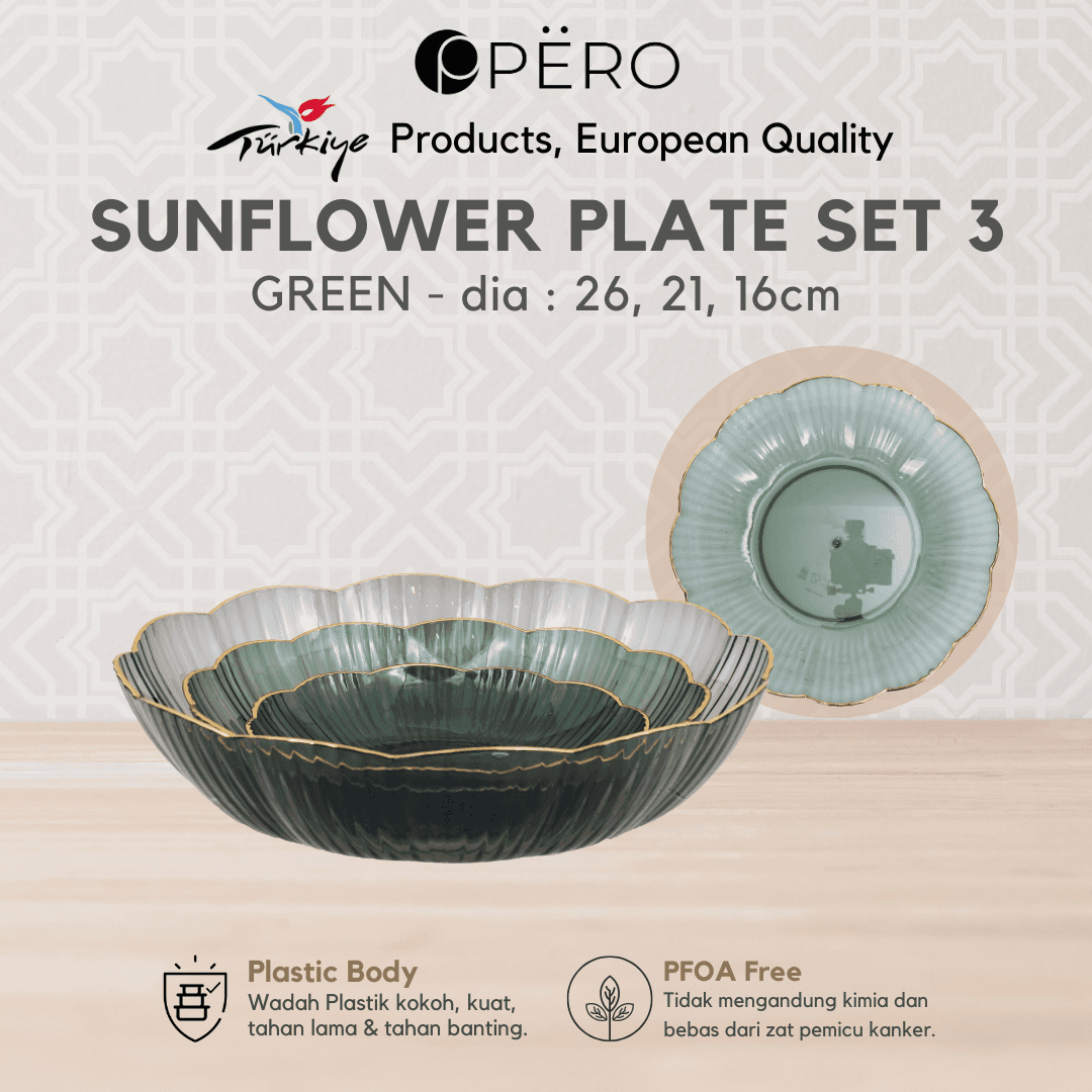 Sunflower Plate Set (26x6.8) 3