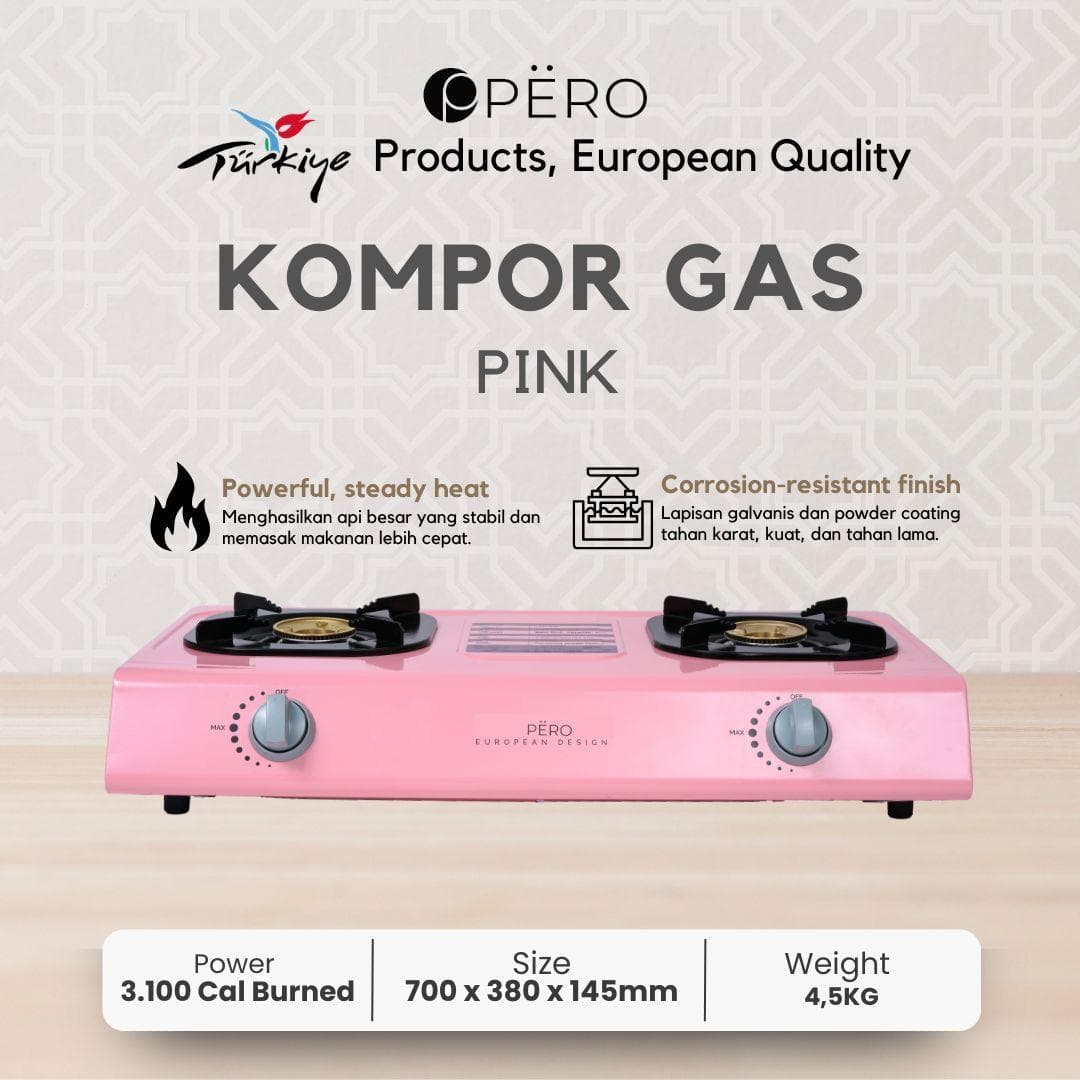 Pero Kompor Gas Stove Pink